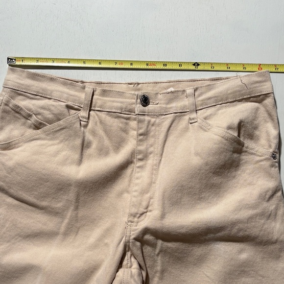 Men's Versace Classic Light Tan Straight Jeans - Picture 7 of 8